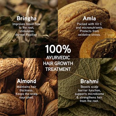 Indulekha Bringha Oil Grows New Hair 100 ml - Hair Oils