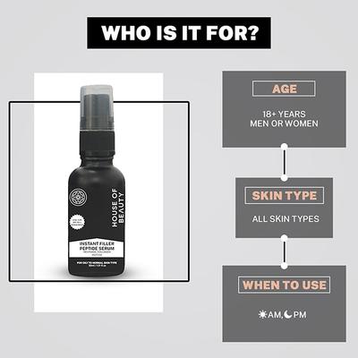 House of Beauty Multivitamin Instant Filler Peptide Serum 30 ml - Face Serum