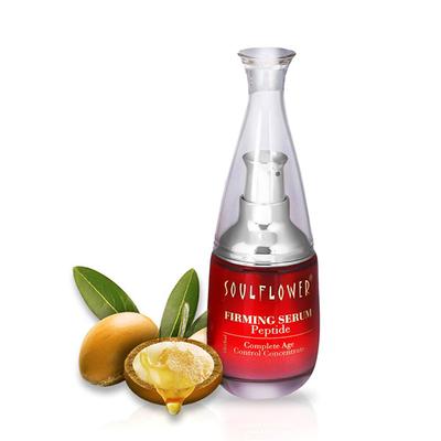 Soulflower Herbal Peptide + Hyaluronic 4% Firming Serum - Complete Age Control Concentrate 40 ml - Face Serum