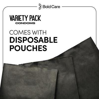 Bold Care 404 by Bold Care Variety Pack Condoms (Pack of 3 x 10) - Plain/Flavoured Condoms