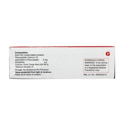 Razel 5mg Tablet 15'S - High Cholesterol-Dys