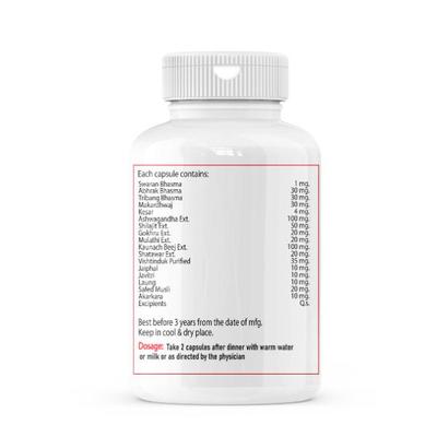 Zenius Zinga Lala Capsule with Gold & Kesar (Recommended Age 35 - 50) 30's - Other Supplements