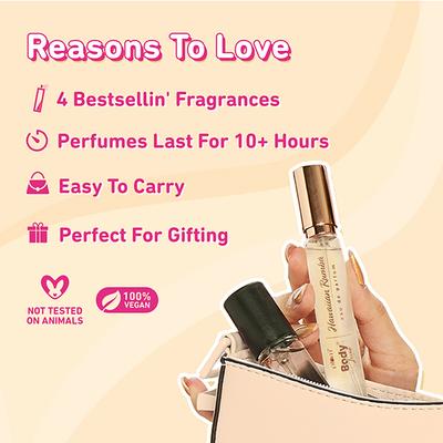 Plum Bodylovin Magnifi-Scent Luxury Perfumes Gift Set, Bestselling Fragrances, Ideal Gifting Option 4's - Women Perfumes (Edt/Edp)
