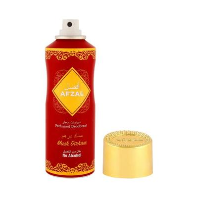 AFZAL PERFUME DEO-CAN-AFZAL-MUSK DIRHAM-FG 200 ml - Deodorants/Roll-Ons