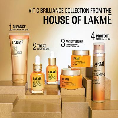 Lakme Vitamin C Brilliance Facewash with Vitamin C 100 gm - Highlighters & Illuminators