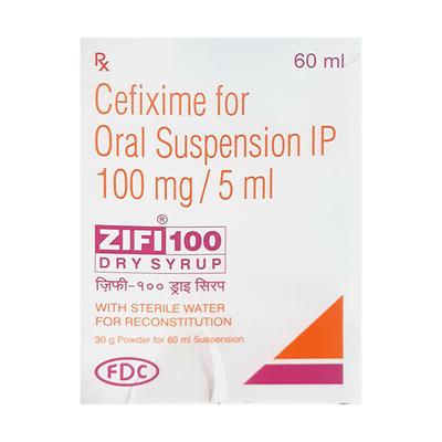 ZIFI 100 Dry Syrup 60ml - Bacterial Infections-Cep