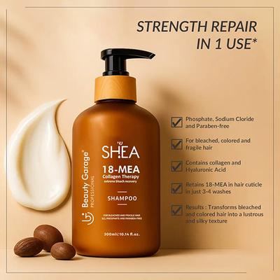 Beauty Garage Shea Collagen Shampoo 300 ml - Shampoos