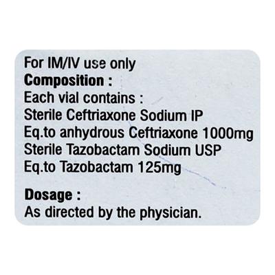 CEFTAVAG TZ Injection 1's - Bacterial Infections-Cep