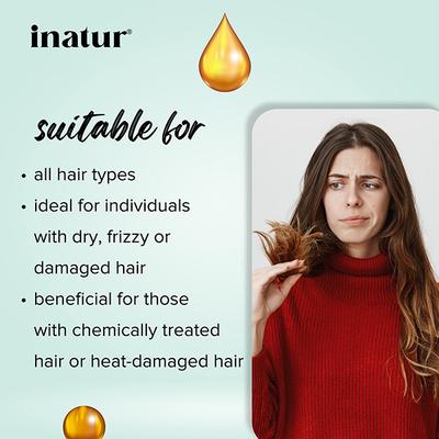 Inatur Keratin Damage Control Hair Serum 50ml - Hair Serums