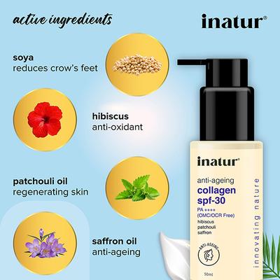 Inatur Collagen Day Cream SPF30 50 gm - Day Cream