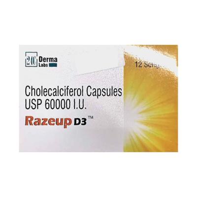 RAZEUP D3 Softgel 12's - Supplements-Vit