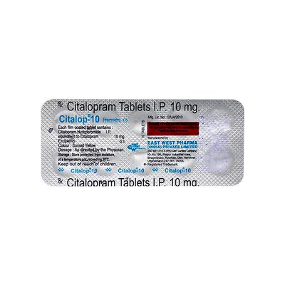 Citalop 10mg Tablet 10'S - Depression-Ant