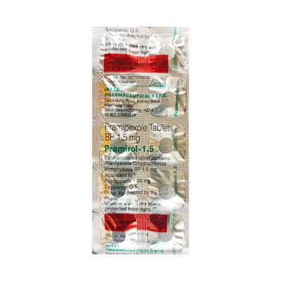 Pramirol 1.5mg Tablet 10'S - Parkinsonism-Apd