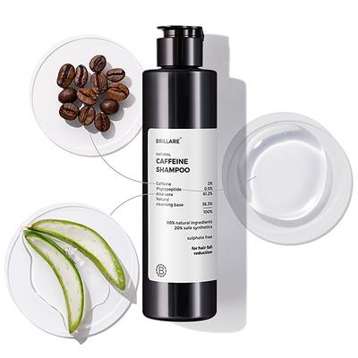 Brillare Caffiene Shampoo for Reducing Hair Loss And Breakage 200 ml - Shampoos