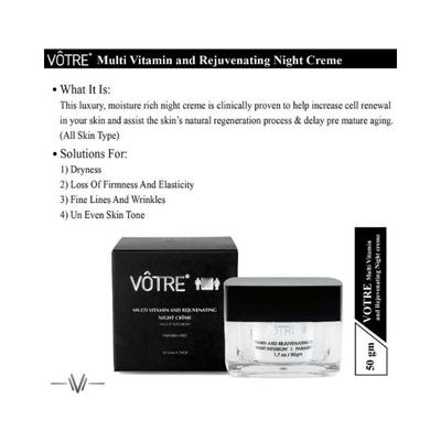Votre Multi Vitamin And Rejuvenating Night Cream 50 gm - Night Cream