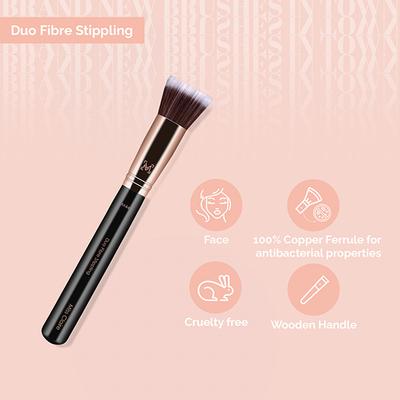 Miss Claire M44 - Duo Fibre Stippling Brush (Rose Gold) 1's - Face Brush