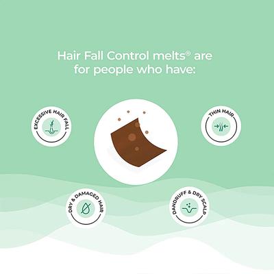 Wellbeing Nutrition Melts Hair Fall Control Keranat and Zinc- Plant-Based Hair Loss Support (30 Strips) - Hair & Skin