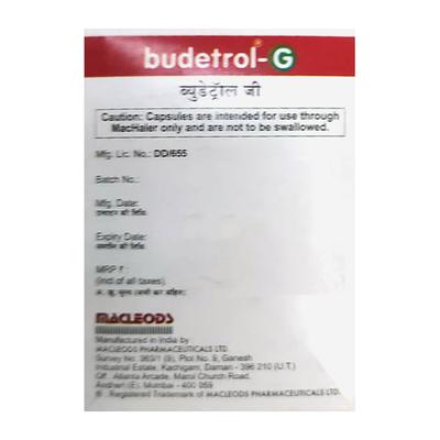 BUDETROL G Capsule 30's - Asthma/COPD-Ast