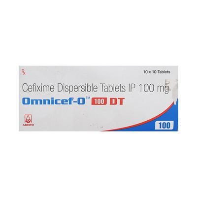 Omnicef O DT 100mg Tablet 10'S - Bacterial Infections-Cep