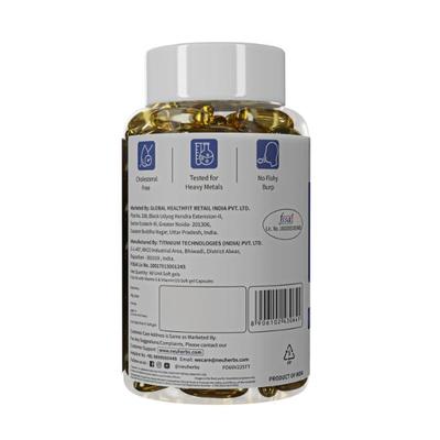 Neuherbs Deep Sea Fish Oil 2500 mg Soft Gel - Lemon 60's - Omega Fish Oil Fatty Acids