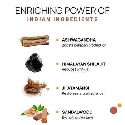 The Tribe Concepts Collagen Boosting Mask (With Steel Tin) 40 gm - Loose Powder