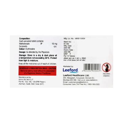 TREXODAT 10 Tablet 10's - Rheumatoid Arthritis-Age