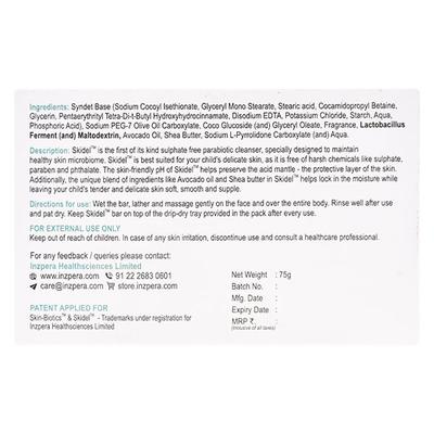 SKIDEL CLEANSING Bar 75gm - Cleanser-Emo