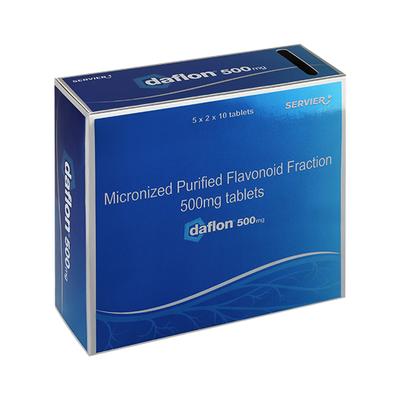 Daflon 500mg Tablet 10'S - Varicose Veins-Phl