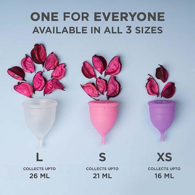 Pee Safe Reusable Menstrual Cup with Medical Grade Silcone for Women - Large 1's - Menstrual Cups