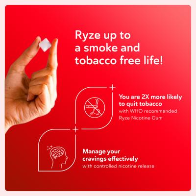 Ryze 2 mg Nicotine Gums - Fruit Blast 9's - Nicotine Gums/Lozenges