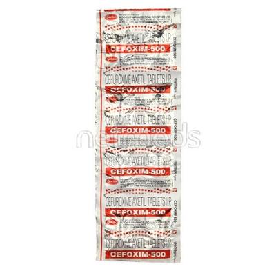 Cefoxim 500mg Tablet 10'S - Bacterial Infections-Cep