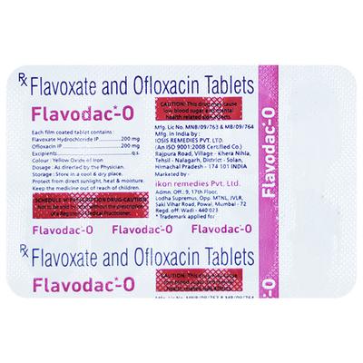 FLAVODAC O Tablet 10's - Bladder And Prostate Disorders-Dru