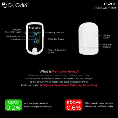 Dr. Odin Pulse Oximeter + Pi (FS20E) - Health Monitors And Equipment