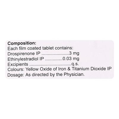 Yamini Tablet 21'S - Contraception-Ora