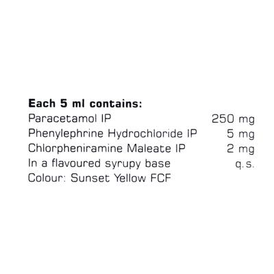Coldover P Orange Flavour Suspension 60ml - Cough And Cold-Cou