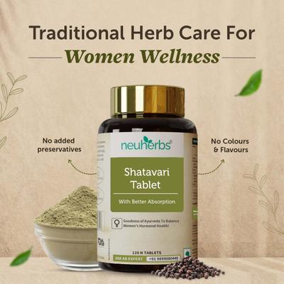Neuherbs Shatavari Tablets 60's - Women Health