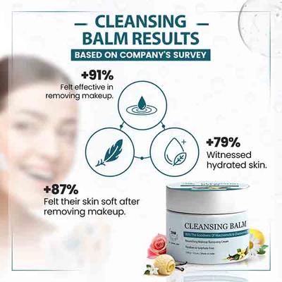 The Natural Wash Cleansing Balm 100 gm - Make Up Removers