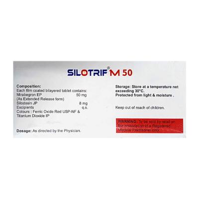 SILOTRIF M 50 Tablet 10's - Bladder And Prostate Disorders-Dru