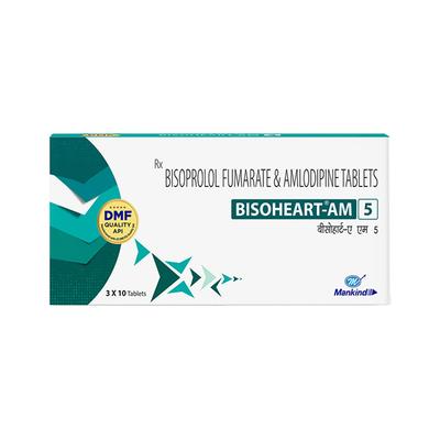 Bisoheart AM 5mg Tablet 10'S - Hypertension-Bet