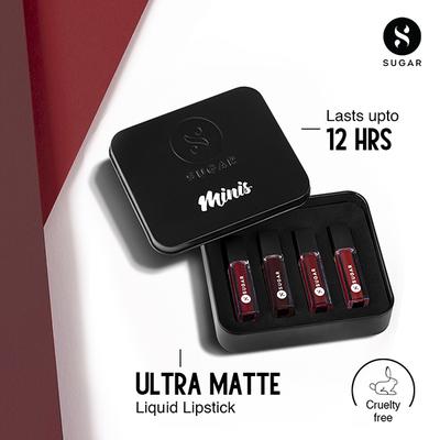SUGAR Cosmetics Sassy Lips Mini Lipstick Set 1.1 Ml - Lipsticks