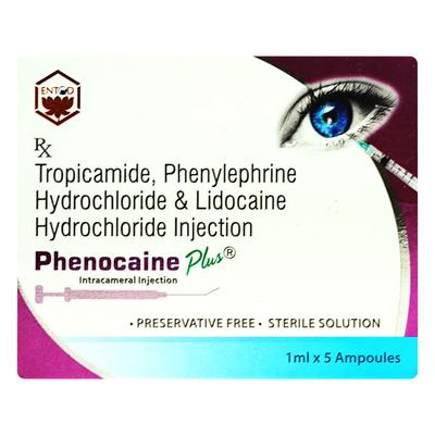 PHENOCAINE PLUS Injection 1ml - Eye conditions-Oph