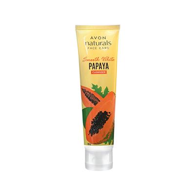 Avon Naturals Face Care Smooth Glow Papaya Cleanser 100gm - Face Wash & Cleansers