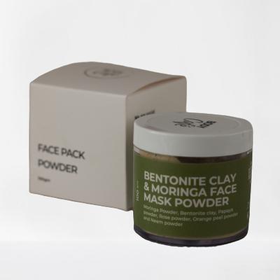 Bodycafe Moringa, Neem & Bentonite Clay Face Pack Powder 100 gm - Face Packs