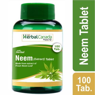Herbal Canada Neem Extract Tablet 100's - Pure Herbs