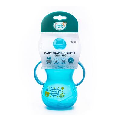 Buddsbuddy Baby Training Sipper - Blue 300 ml - Feeding & Nursing