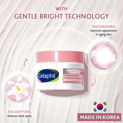 CETAPHIL BRIGHT HEALTHY RADIANCE SPF 15 BRIGHTENING DAY PROTECTION Cream 50gm - Body Sunscreen