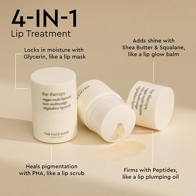 The Face Shop The Therapy Vegan Multi-Lipcerin 15 ml - Lip Balms