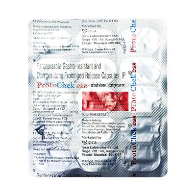 PROTOCHEK DSR Capsule 15's - Ulcer/Reflux/Flatulence-Aaa