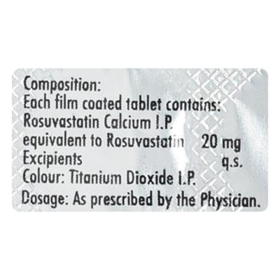 FORTIUS 20 Tablet 10's - High Cholesterol-Dys