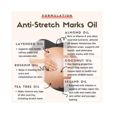 Essentia Extracts Anti-Stretch Marks Oil 100 ml - Stretch Mark Cream